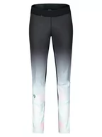 Spodnie sportowe damskie - Ziener Spodnie softshellowe "Nura" w kolorze czarnym ze wzorem - miniaturka - grafika 1