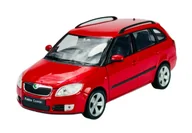 Samochody i pojazdy dla dzieci - WELLY 2009 SKODA FABIA II 2 KOMBI CZERWONA 1:24 22519 - miniaturka - grafika 1