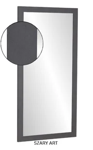 Lustro Profilmat w ramie GRAFITOWEJ; SZARY ART 110x60 PREMIUM - Lustra - miniaturka - grafika 1