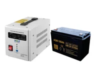 Zasilacze awaryjne UPS - VOLT Zasilacz awaryjny UPS Piec CO 800W + Akumulator 100ah - miniaturka - grafika 1