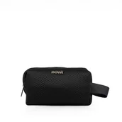 Kosmetyczki, organizery i kuferki - Bowi, Kosmetyczka kompaktowa 20x15, Czarna - miniaturka - grafika 1