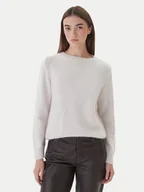 Swetry damskie - Dixie Sweter M277Y066A 1160 Biały Regular Fit - miniaturka - grafika 1