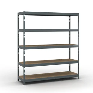 B2B Partner Regał półkowy 1800 x 1600 x 500 mm, nośność 350 kg 540020 - Regały biurowe - miniaturka - grafika 1