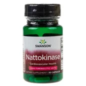 Suplementy naturalne - SWANSON Nattokinase (Nattokinaza) 100 mg - 30 kapsułek - miniaturka - grafika 1