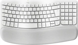 Logitech Wave Keys for Mac klawiatura Dom/Biuro Bluetooth QWERTZ Niemiecki Biały - Klawiatury - miniaturka - grafika 1