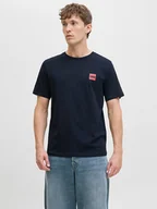 Koszulki męskie - Jack & Jones Koszulka w kolorze granatowym - miniaturka - grafika 1