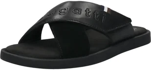 Bugatti męskie klapki 321-ART80-1014-1010 BLACK/BLACK 42 - Klapki i japonki męskie - miniaturka - grafika 1