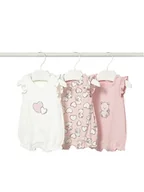 Rampersy - Mayoral Komplet romperów 1731 Różowy Regular Fit - miniaturka - grafika 1