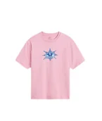 Koszulki męskie - T-shirt Męski VANS Star Checker SS Pink Dawn VN000PDREN71 M - miniaturka - grafika 1