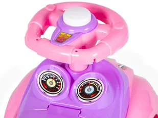Jeździk pchacz deluxe 3w1 Różowy - Chodziki - miniaturka - grafika 5