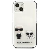 Etui i futerały do telefonów - Obudowa dla telefonów komórkowych Karl Lagerfeld Karl and Choupette na Apple iPhone 13 KLHCP13MTPEKCW Biały - miniaturka - grafika 1