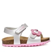 Buty dla dziewczynek - Sandały Geox B Chalki B552RD 000NF C1000 S Biały - miniaturka - grafika 1