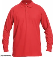 Odzież robocza - CERVA SANGU - koszulka polo dł.rękaw - czerwony XL - miniaturka - grafika 1