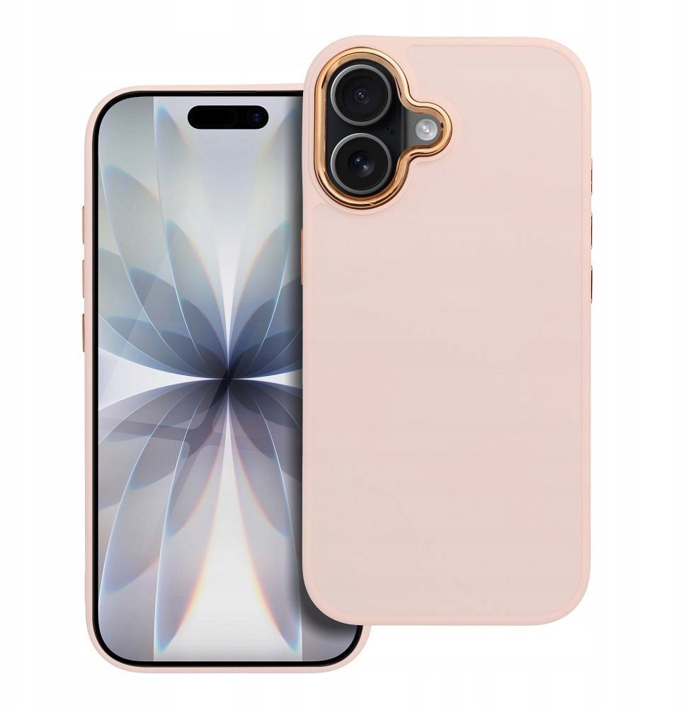 Futerał FRAME do IPHONE 17 pudrowy róż