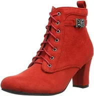 Botki damskie - Hirschkogel Damskie botki 3617400002, Czerwony Czerwony 021, 2.5 UK - miniaturka - grafika 1