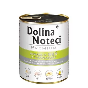 Dolina Noteci Premium Pies Gęś i ziemniaki puszka 800g - Mokra karma dla psów - miniaturka - grafika 1