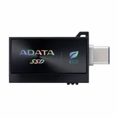 Dyski SSD - Adata SSD SC730 1TB USB 3.2C/A 600/600MB/s czarny SC730-1T-CACTI - miniaturka - grafika 1