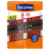 Pasztet i przetwory mięsne - Tarczyński Kabanosy Exclusive Wieprzowe Duża paczka 250 g - miniaturka - grafika 1