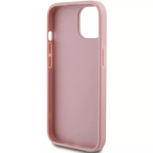 Guess GUHCP15SHG4SGP iPhone 15 6.1" różowy/pink hardcase Glitter Script Big 4G - Etui i futerały do telefonów - miniaturka - grafika 5