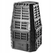 Kompostowniki - Kompostownik ogrodowy Boko 1000L, czarny - miniaturka - grafika 1