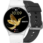 Smartwatch - Gravity GT19-7 Biały, Czarny - miniaturka - grafika 1