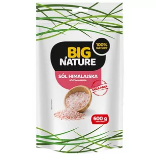 BIG NATURE Sól himalajska różowa gruba 600g - BIG NATURE 5903293144466 - Sól - miniaturka - grafika 1