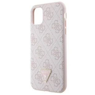 Guess GUHCN61P4TDSCPP iPhone 11 / Xr 6.1" różowy/pink hardcase Crossbody 4G Metal Logo - Etui i futerały do telefonów - miniaturka - grafika 6