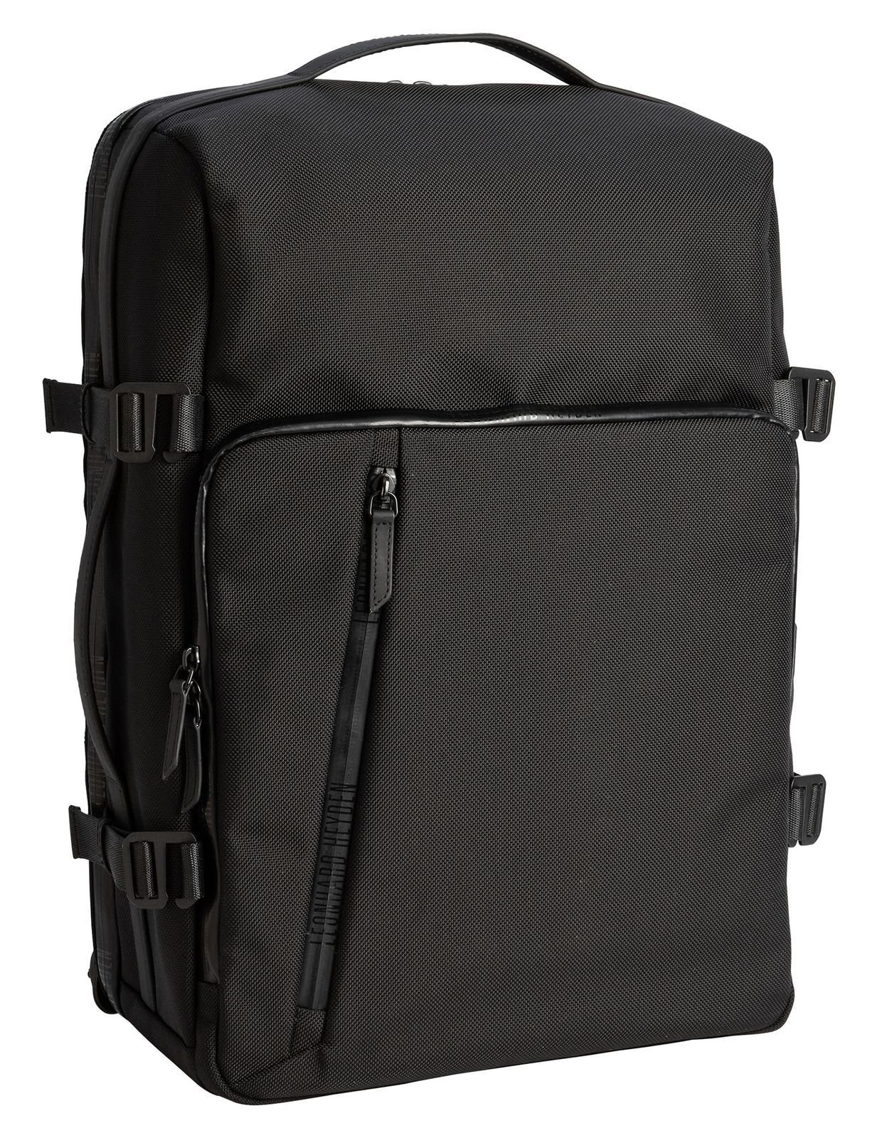 LEONHARD HEYDEN Plecak na laptopa Plecak z przegrodą na laptopa Helsinki Business-Travel-Backpack Czarny czarny