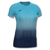 Koszulki dla dziewczynek - Joma Joma Dziewczęca koszulka do biegania Elite Vii turkusowy turkusowy - niebieski morski XXS 901020.013 - miniaturka - grafika 1