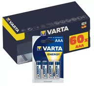 Baterie i akcesoria - Zestaw 60x baterie alkaliczne AAA VARTA R3 Energy - miniaturka - grafika 1