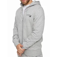 Bluzy męskie - Bluza na co dzień męska NEW BALANCE ciepła z kapturem - miniaturka - grafika 1