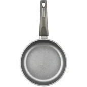 Patelnie - Ambition MAGNAT GRAY PATELNIA 22 CM Z POWŁOKĄ QUALUM BASIC STONE INDUKCJA + PRZEKŁADKA FILCOWA 80032 - miniaturka - grafika 1