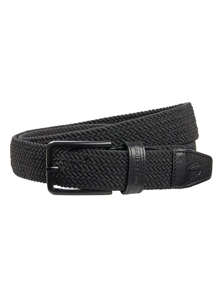 Camel Active Pasek w kolorze czarno-antracytowym