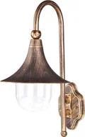 Lampy ogrodowe - Kaja ALFRED OLSZEWSKI Kinkiet zewnętrzny K-8125 czarna/złota z serii BOSTON - miniaturka - grafika 1