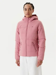 Tommy Jeans Kurtka przejściowa DW0DW20959 Różowy Slim Fit - Kurtki damskie - miniaturka - grafika 1