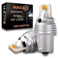 Żarówki samochodowe - ŻARÓWKI LED P21W BA15S 1156 MAGALL POMARAŃCZOWE MOCNE KIERUNKOWSKAZ 12V - miniaturka - grafika 1