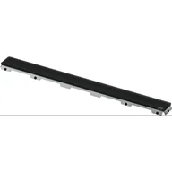 Odpływy liniowe - TECE 601594 TECEdrainline - Ruszt prosty ze szkła, szkło czarne satynowe 1500 mm - miniaturka - grafika 1