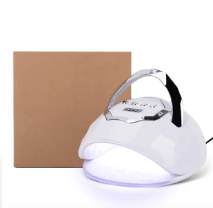 Lampa do paznokci KM-1 66 LED 218W 2 USB gniazda,biała - Lampy UV do paznokci - miniaturka - grafika 1