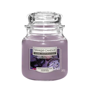 Yankee Candle Świeca Home Inspiration Floral Enchantment, 340 g - Świece - miniaturka - grafika 1