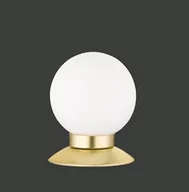 Lampy stojące - Reality Leuchten lampa lampy stołowe, szkło, zintegrowana, 3 W, chrom, 10 x 10 x 13 cm, mosiądz matowy, 10 x 10 x 13 cm R52551908 Princess - miniaturka - grafika 1