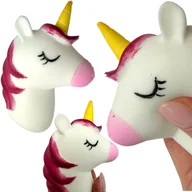 Zabawki zręcznościowe - Gniotek antystresowy Jednorożec Pianka 11x7 cm - miniaturka - grafika 1