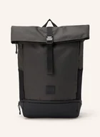 Torby na laptopy - Strellson Plecak New Ham Eddie Z Przegrodą Na Laptopa gruen - miniaturka - grafika 1