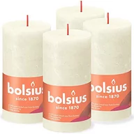 Świece - Bolsius Rustykalne świece pieńkowe Shine, 6 szt., 130x68 mm, perłowe Sfeerpunt - miniaturka - grafika 1