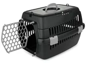 Sprzęt podróżny i transportery dla psów - Transporter Teddy M szary - miniaturka - grafika 1