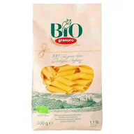 Makaron - Granoro MAKARON MEZZE PENNE RIGATE PEŁNOZ. BIO 500 g - 8007290335050 - miniaturka - grafika 1