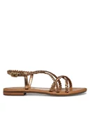 Sandały damskie - Geox Sandały D Sozy S D55LXD 000KY C6008 Brązowy - miniaturka - grafika 1