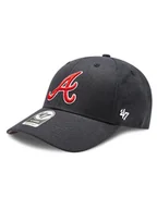 Czapki męskie - 47 Brand Czapka z daszkiem MLB Atlanta Braves '47 MVP B-MVP01WBVRP-NY Granatowy - miniaturka - grafika 1
