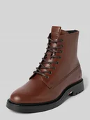 Botki męskie - Kozaki ze skóry naturalnej z zamkiem błyskawicznym - miniaturka - grafika 1