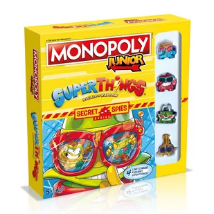 Hasbro Monopoly Junior Super Things - Gry planszowe - miniaturka - grafika 1