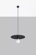 Lampy sufitowe - Sollux Lighting Lampa wisząca FLAVIO czarna - miniaturka - grafika 1